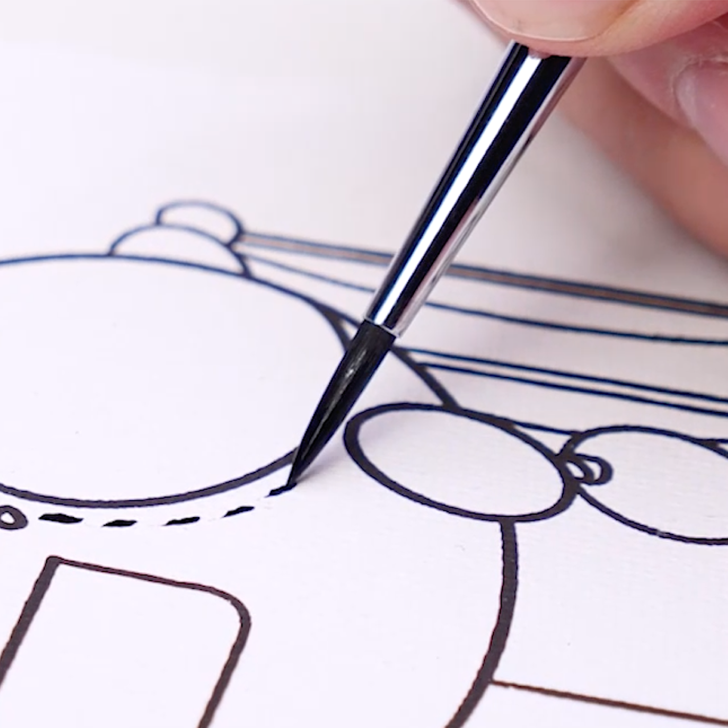 MEEDEN Art 15-delig detailkwastenset 4 | Schilderverf Club