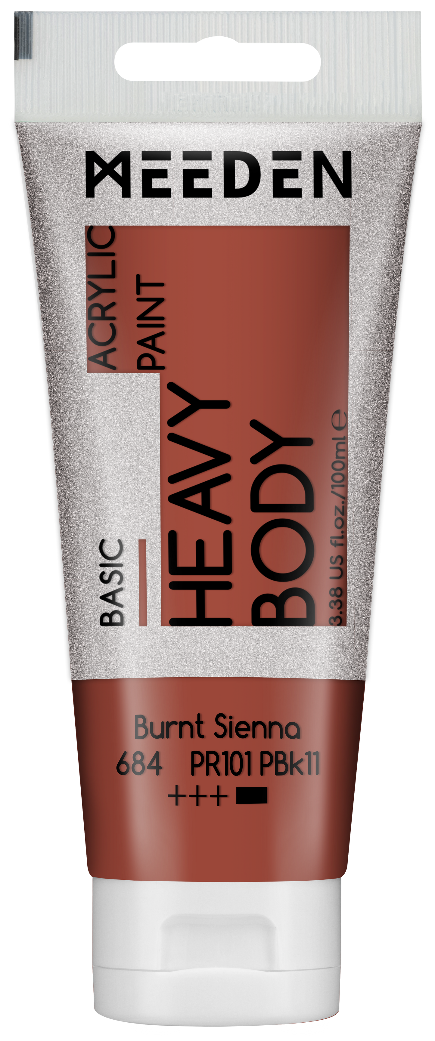 MEEDEN Art acrylverf Burnt Sienna 100ml tube | Schilderverf Club