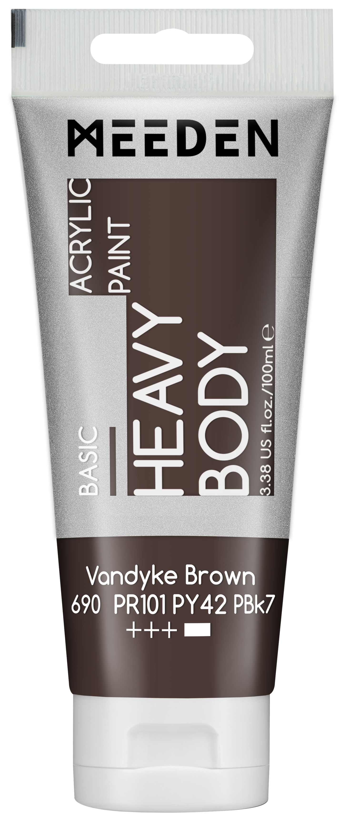 MEEDEN Art acrylverf Vandyke Brown 100ml tube | Schilderverf Club