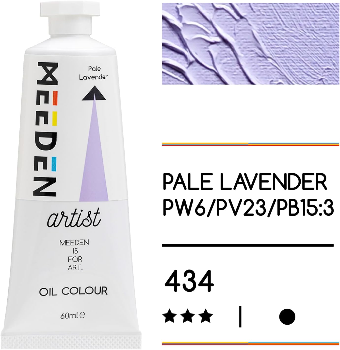 MEEDEN Art pale lavender olieverf 60 ml 2