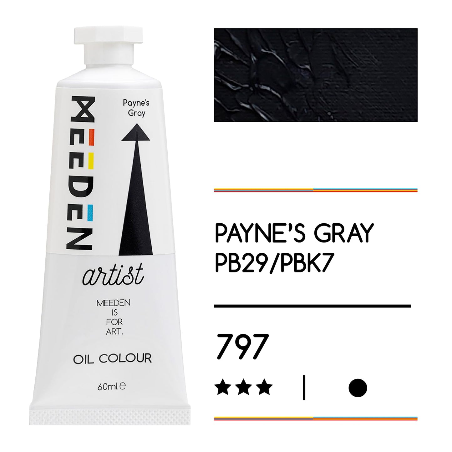 MEEDEN Art payne’s gray olieverf 60 ml 2