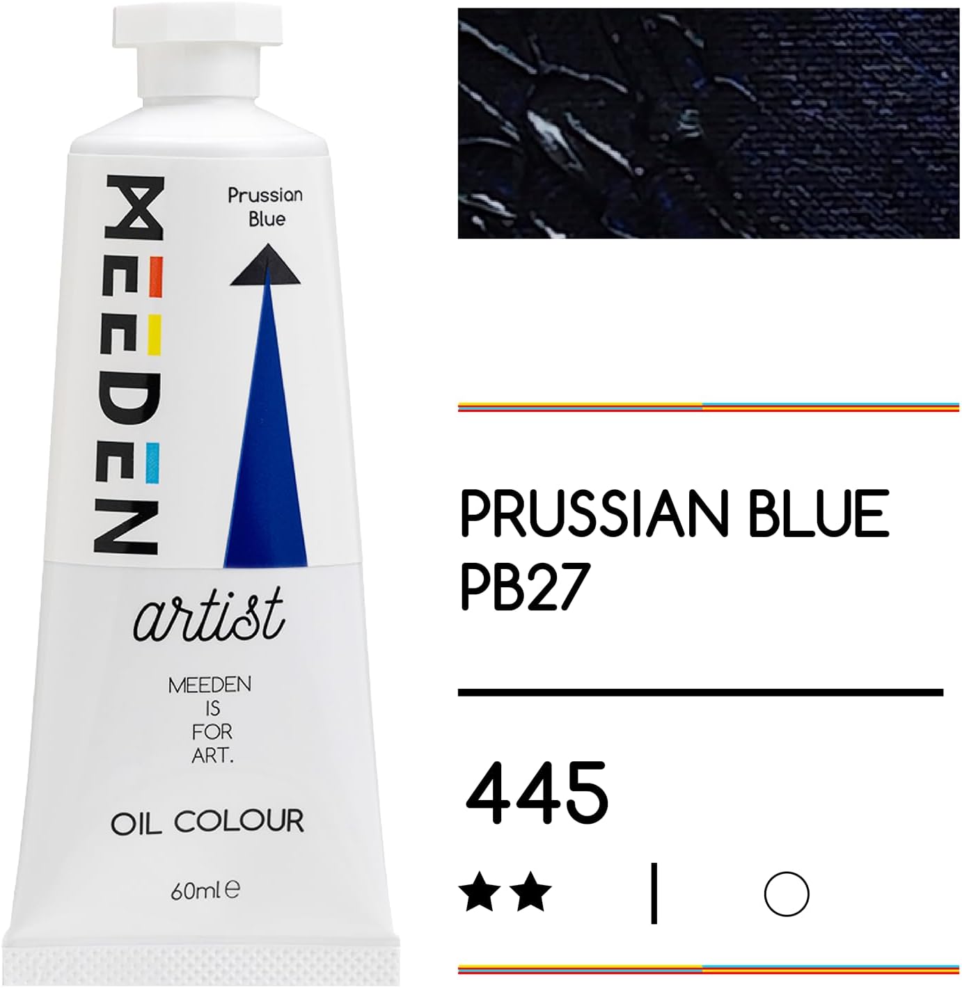MEEDEN Art prussian blue olieverf 60 ml 2