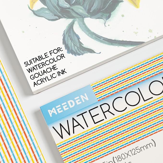 MEEDEN Art schilderpapier 3-in-1 blok 10x7” 3 | Schilderverf Club