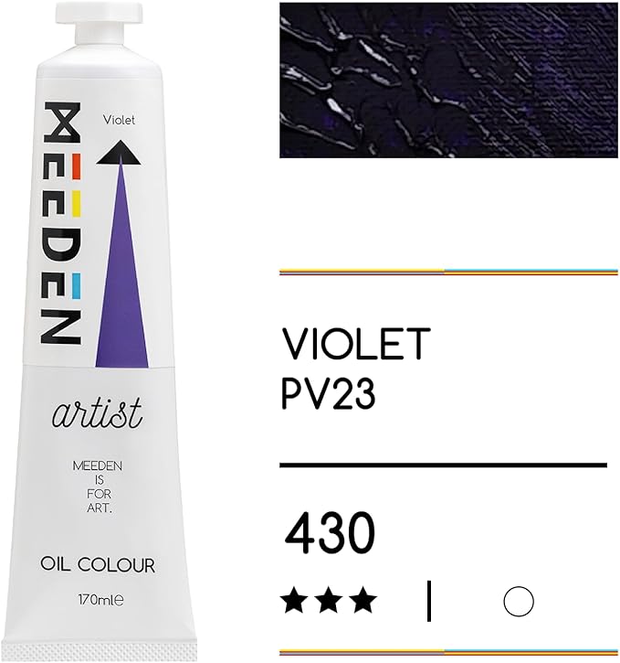 MEEDEN Art violet olieverf 170 ml 2 | Schilderverf Club