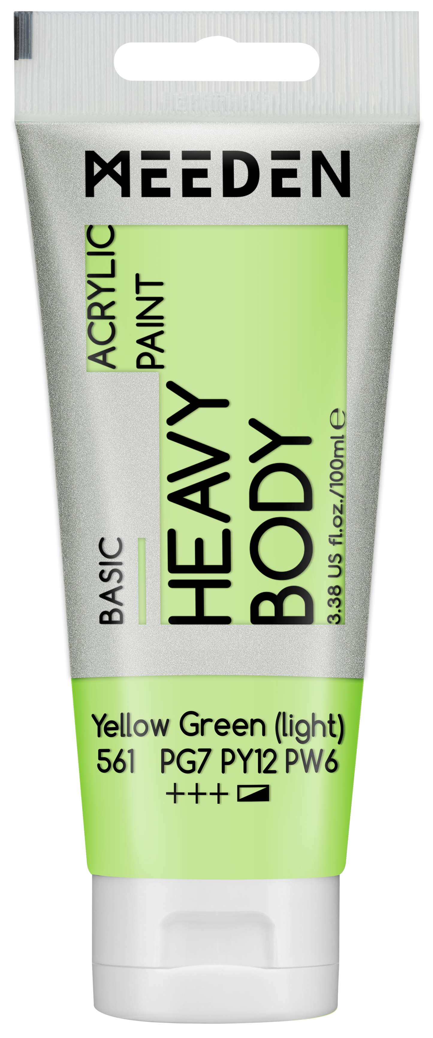 MEEDEN Art acrylverf Yellow Green (light) 100ml tube