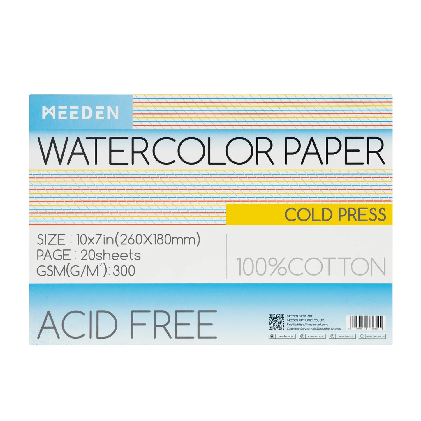 MEEDEN Art schilderpapier cold press