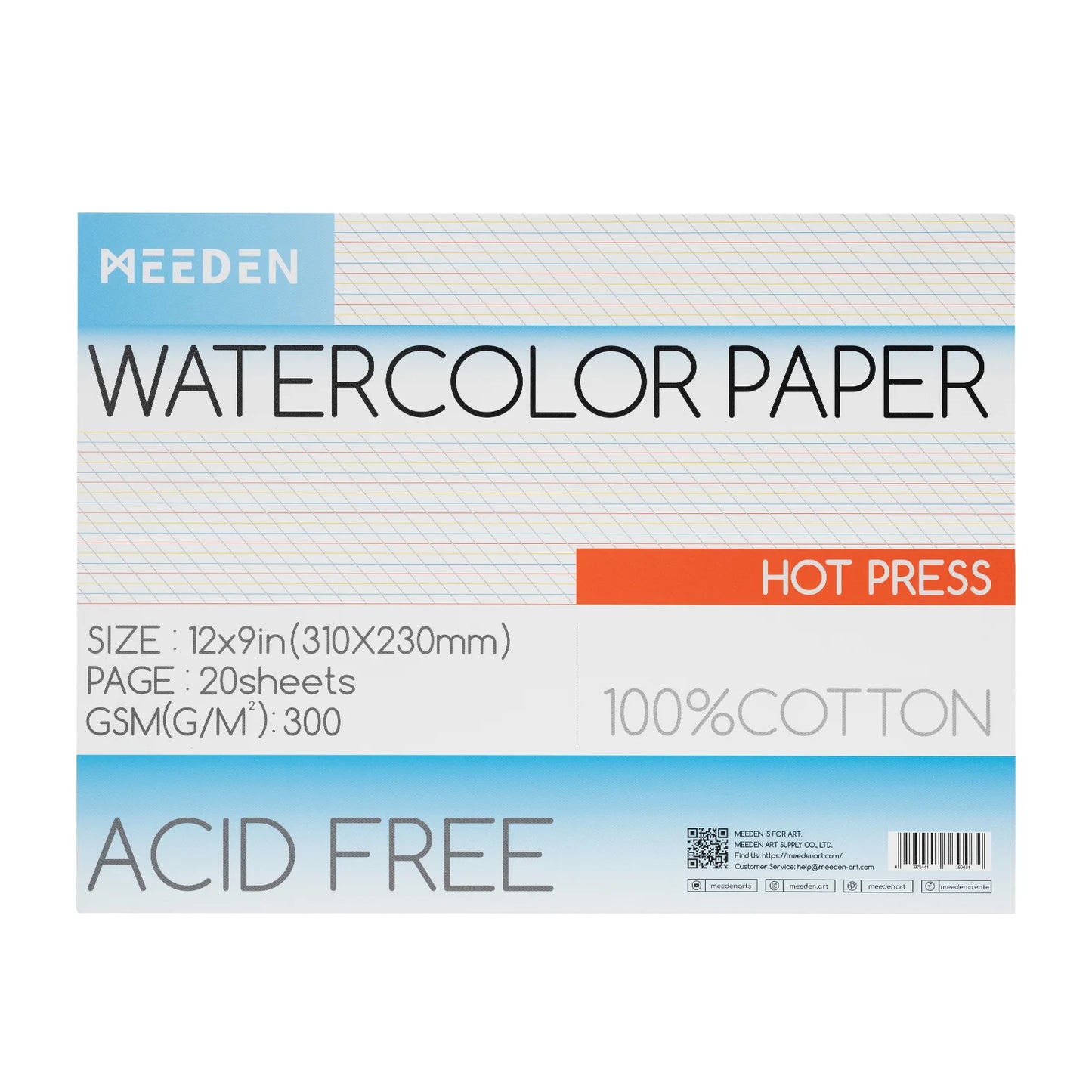 MEEDEN Art schilderpapier hot press