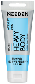 Acrylverf Bleekblauw heavy body 100 ml – MEEDEN Art