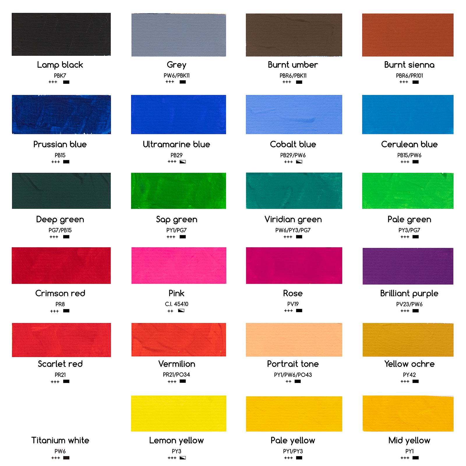 MEEDEN Art 24 kleuren gouacheverfset - 2