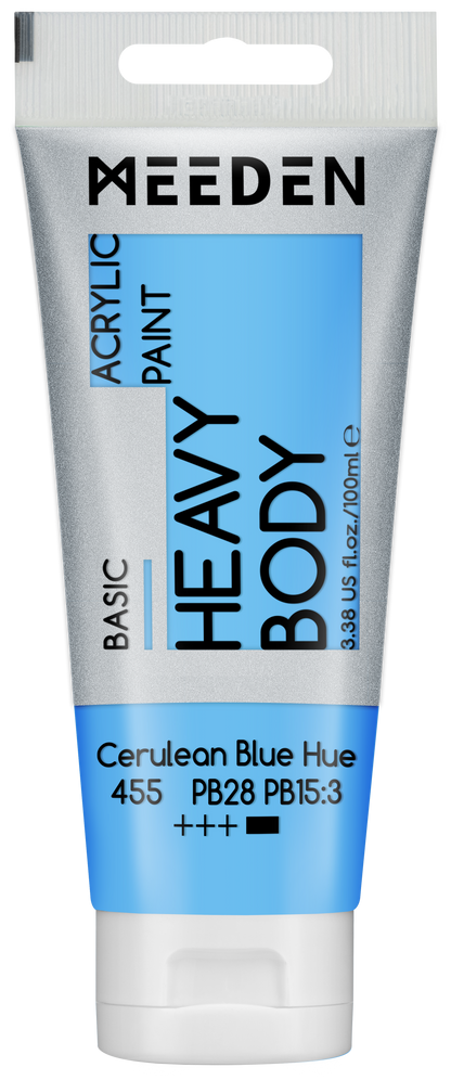 MEEDEN Art acrylverf Cerulean Blue Hue 100ml tube | Schilderverf Club