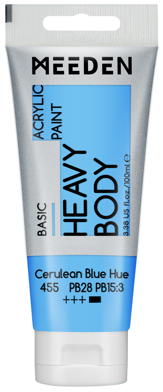 MEEDEN Art acrylverf Cerulean Blue Hue 100ml tube | Schilderverf Club