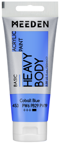 Acrylverf Kobaltblauw heavy body 100 ml – MEEDEN Art