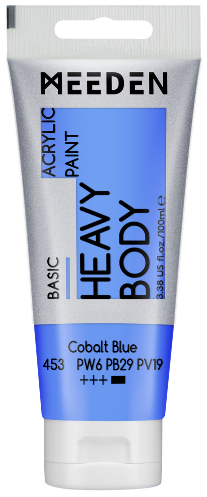 MEEDEN Art acrylverf Cobalt Blue 100ml tube | Schilderverf Club