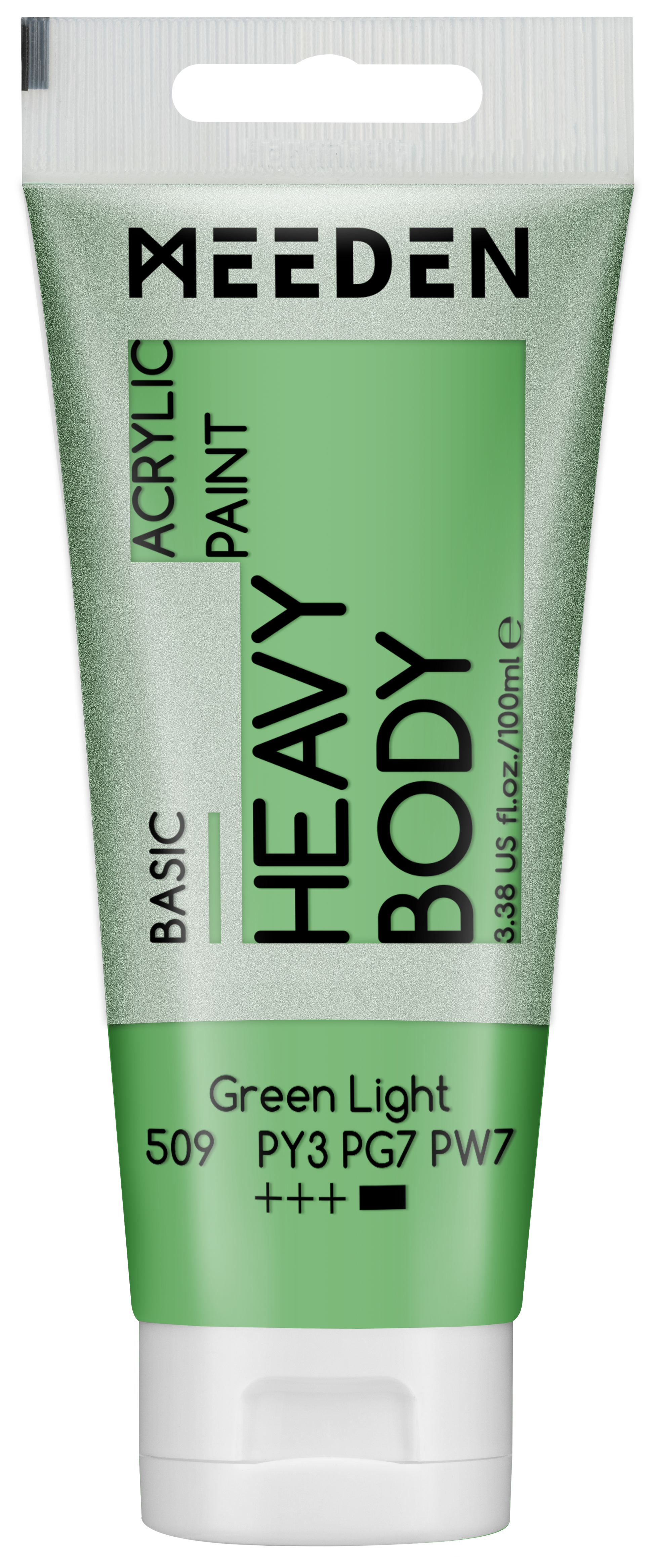 MEEDEN Art acrylverf Green Light 100ml tube | Schilderverf Club