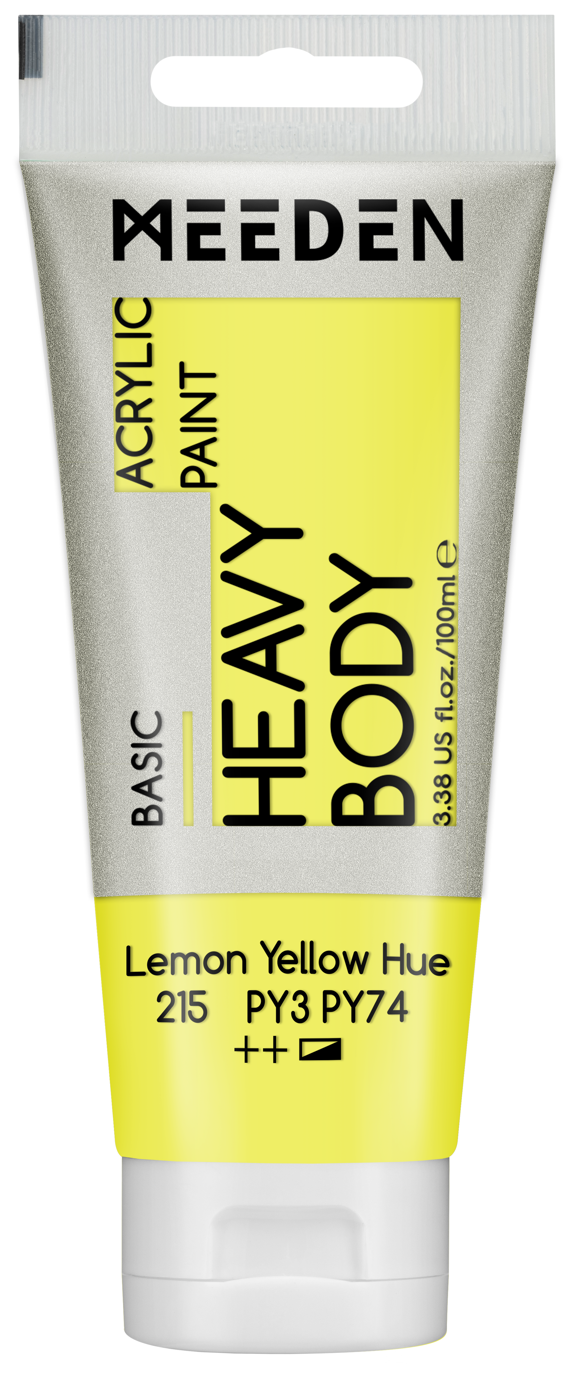 MEEDEN Art acrylverf Lemon Yellow Hue 100ml tube | Schilderverf Club