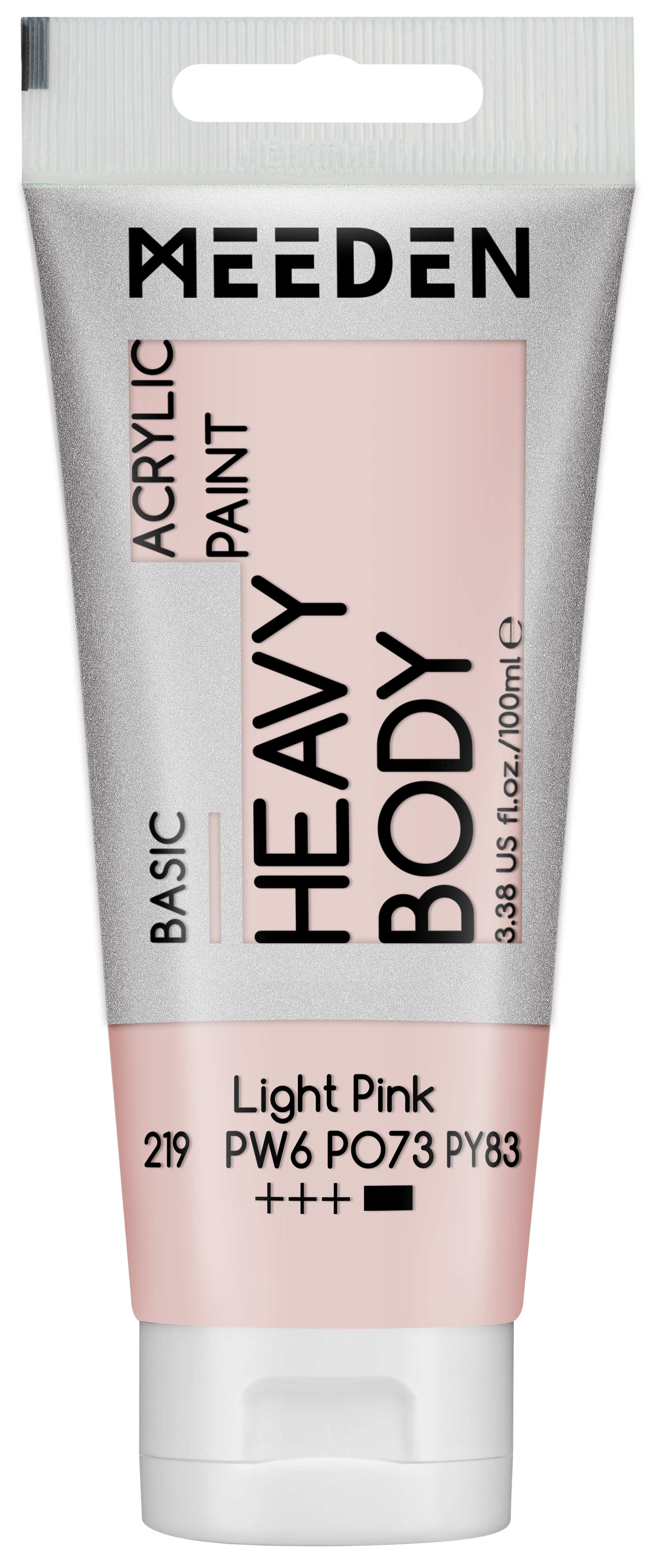 MEEDEN Art acrylverf Light Pink 100ml tube | Schilderverf Club