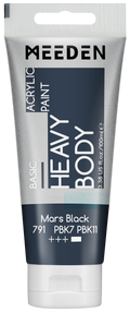 Acrylverf Marszwart heavy body 100 ml – MEEDEN Art