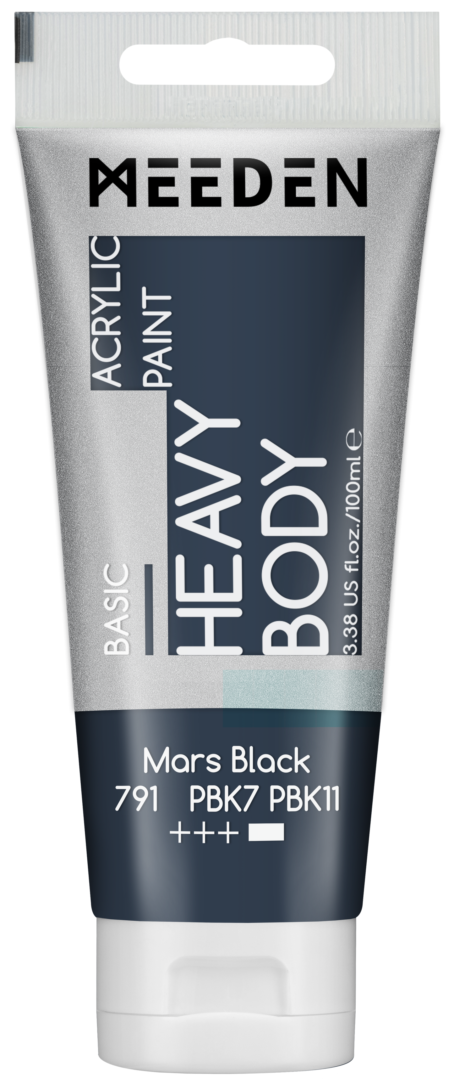 MEEDEN Art acrylverf Mars Black 100ml tube | Schilderverf Club