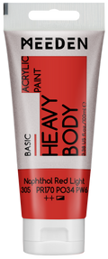 Acrylverf Naftolrood Licht heavy body 100 ml – MEEDEN Art