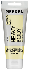 Acrylverf Napelsgeel heavy body 100 ml – MEEDEN Art