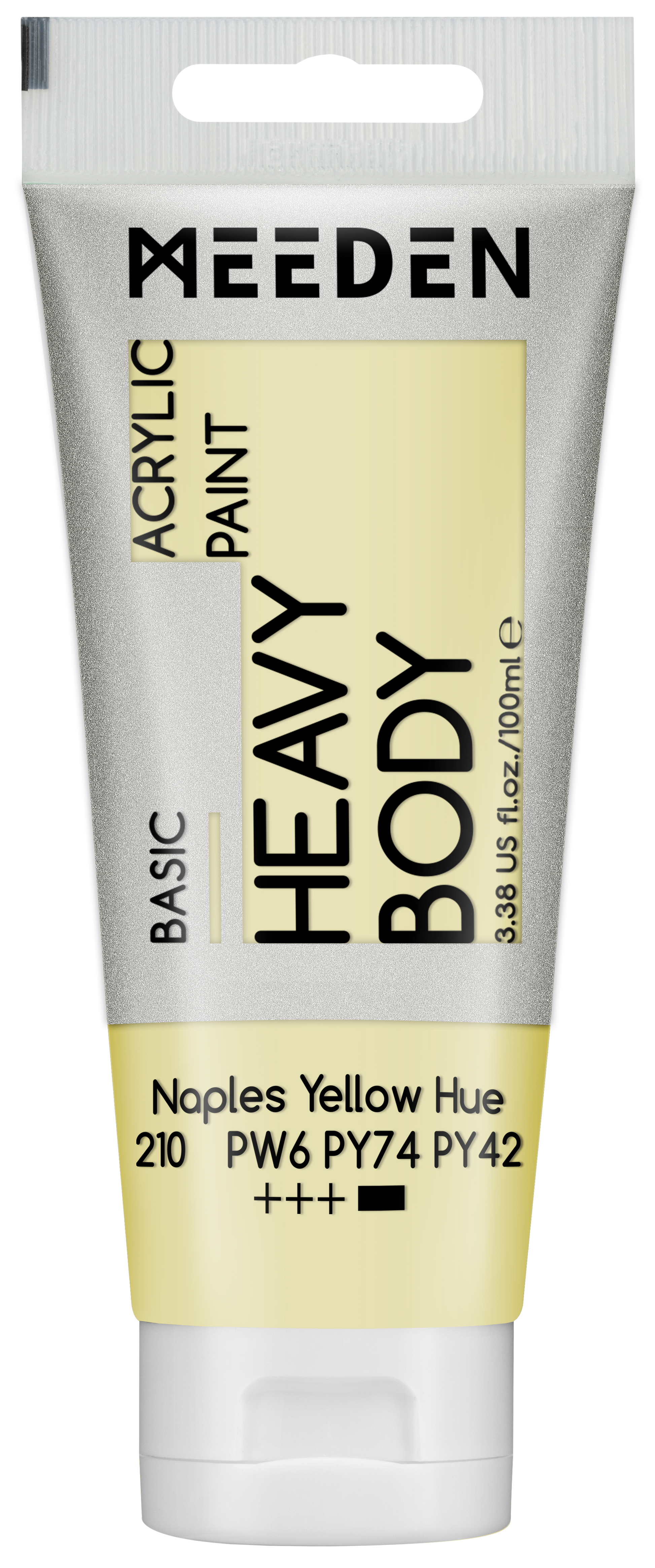 MEEDEN Art acrylverf Naples Yellow Hue 100ml tube | Schilderverf Club