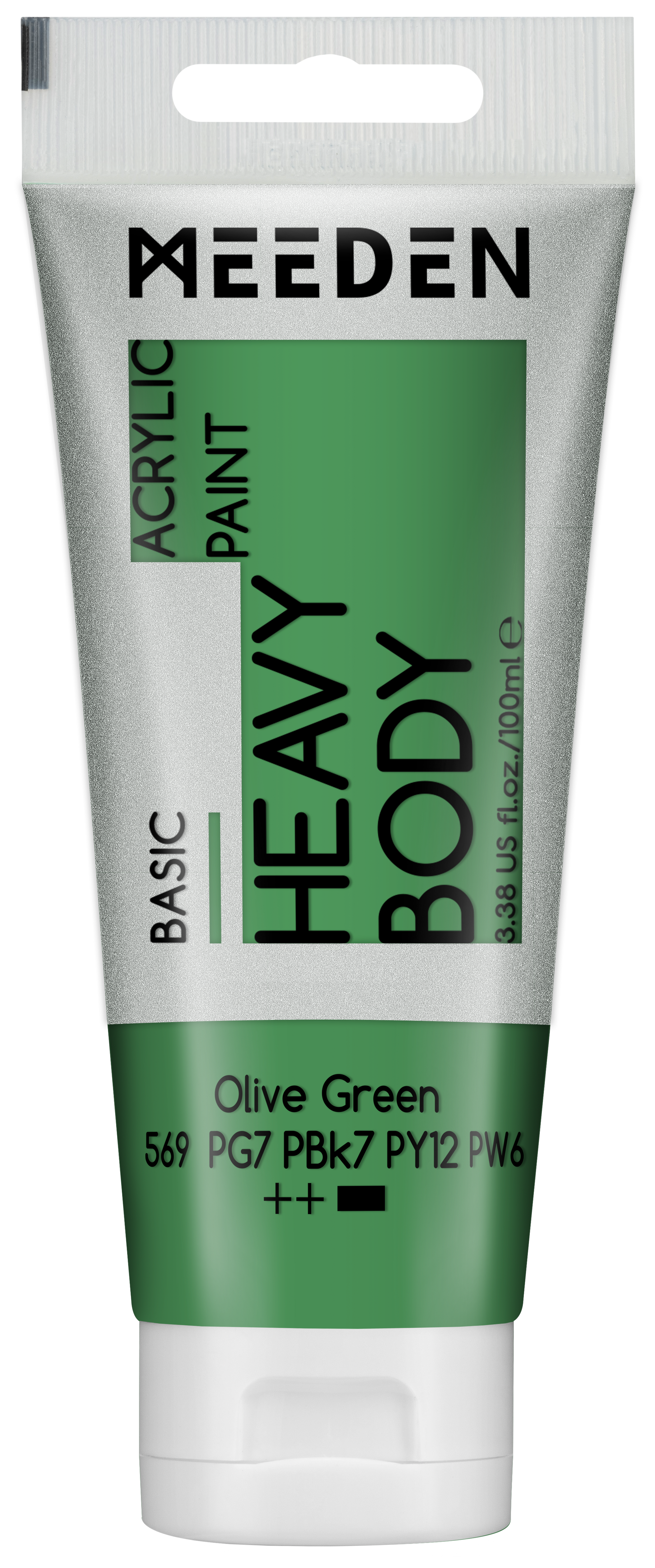 MEEDEN Art acrylverf Olive Green 100ml tube | Schilderverf Club