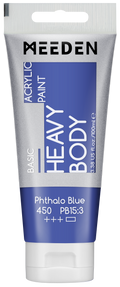 Acrylverf Phthaloblauw heavy body 100 ml – MEEDEN Art