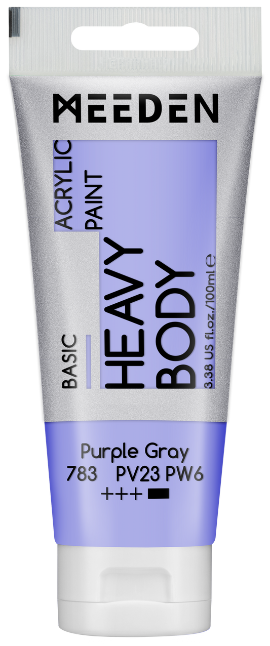 MEEDEN Art acrylverf Purple Gray 100ml tube | Schilderverf Club