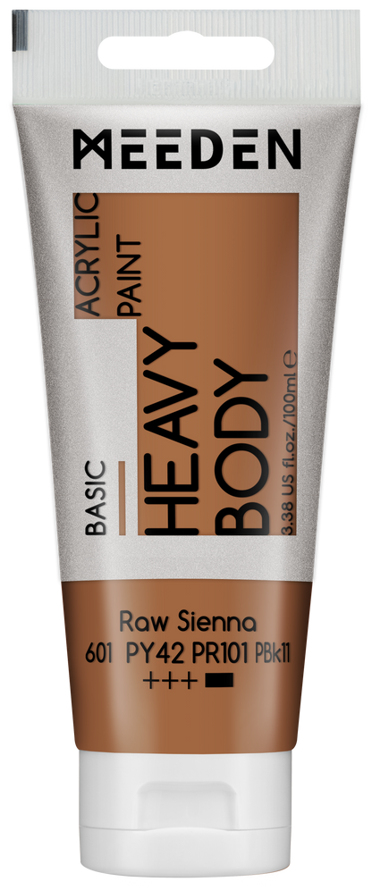 MEEDEN Art acrylverf Raw Sienna 100ml tube | Schilderverf Club