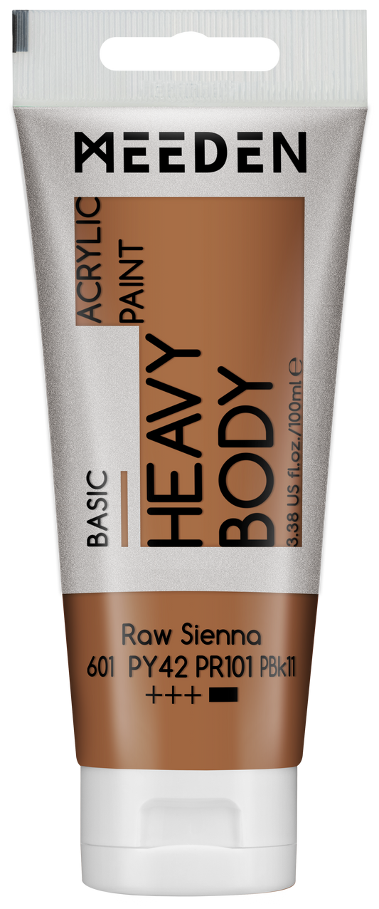 MEEDEN Art acrylverf Raw Sienna 100ml tube | Schilderverf Club