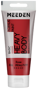 Acrylverf Rozerood heavy body 100 ml – MEEDEN Art