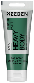 Acrylverf Sapgroen heavy body 100 ml – MEEDEN Art