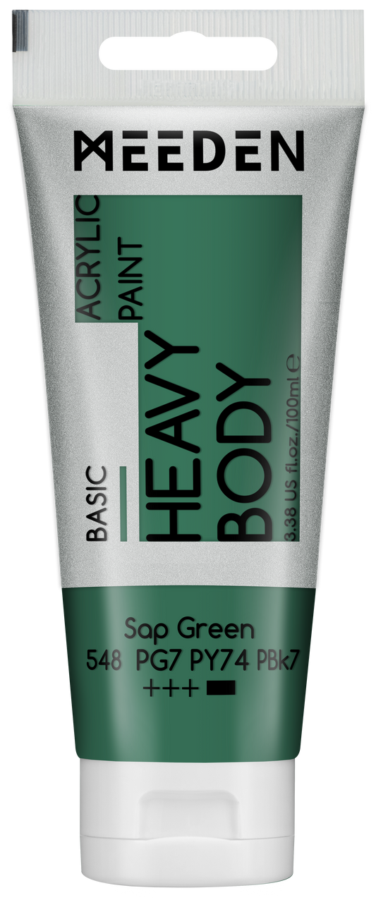 MEEDEN Art acrylverf Sap green 100ml tube | Schilderverf Club