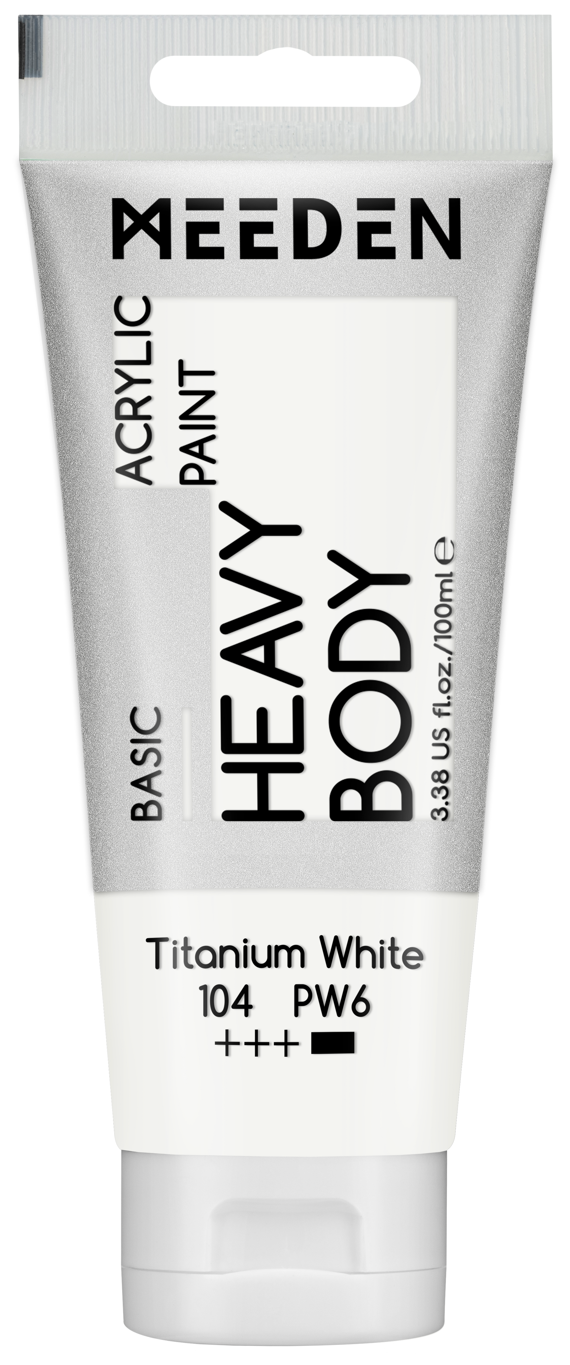 MEEDEN Art acrylverf Titanium White 100ml tube | Schilderverf Club