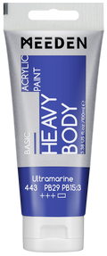 Acrylverf Ultramarijnblauw heavy body 100 ml – MEEDEN Art
