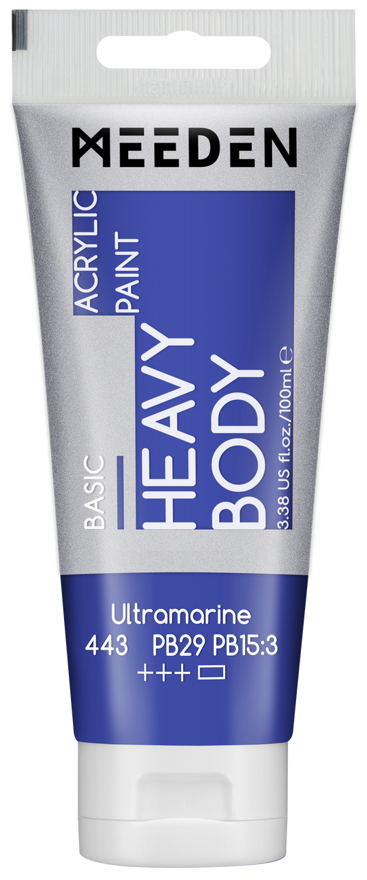 MEEDEN Art acrylverf Ultramarine 100ml tube | Schilderverf Club