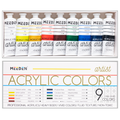 Acrylverf set 9 kleuren artist grade – MEEDEN Art