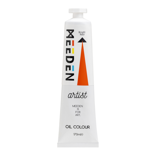 MEEDEN Art bright red olieverf 170 ml | Schilderverf Club