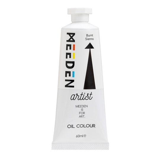 MEEDEN Art burnt sienna olieverf 60 ml | Schilderverf Club