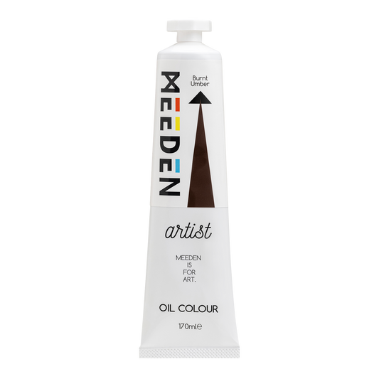 MEEDEN Art burnt umber olieverf 170 ml | Schilderverf Club