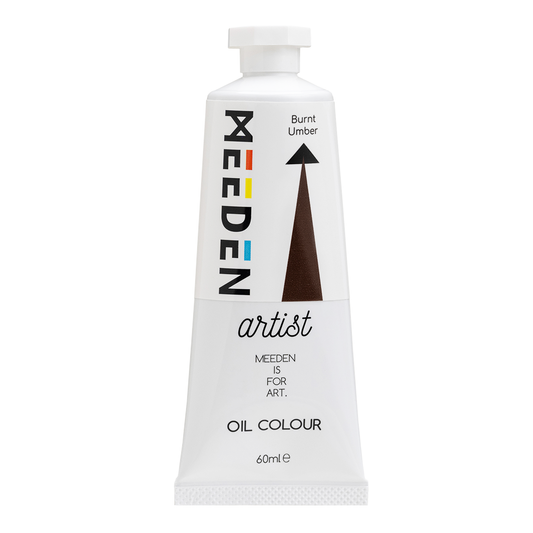 MEEDEN Art burnt umber olieverf 60 ml | Schilderverf Club