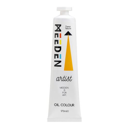 MEEDEN Art deep yellow olieverf 170 ml | Schilderverf Club