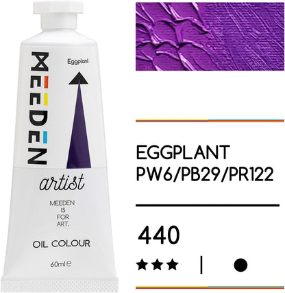 MEEDEN Art eggplant olieverf 60 ml 2