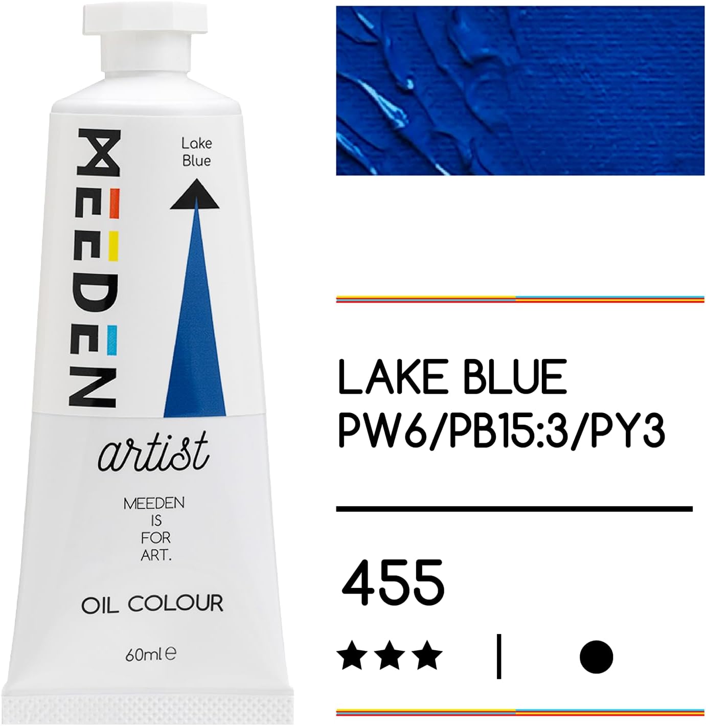 MEEDEN Art lake blue olieverf 60 ml 2
