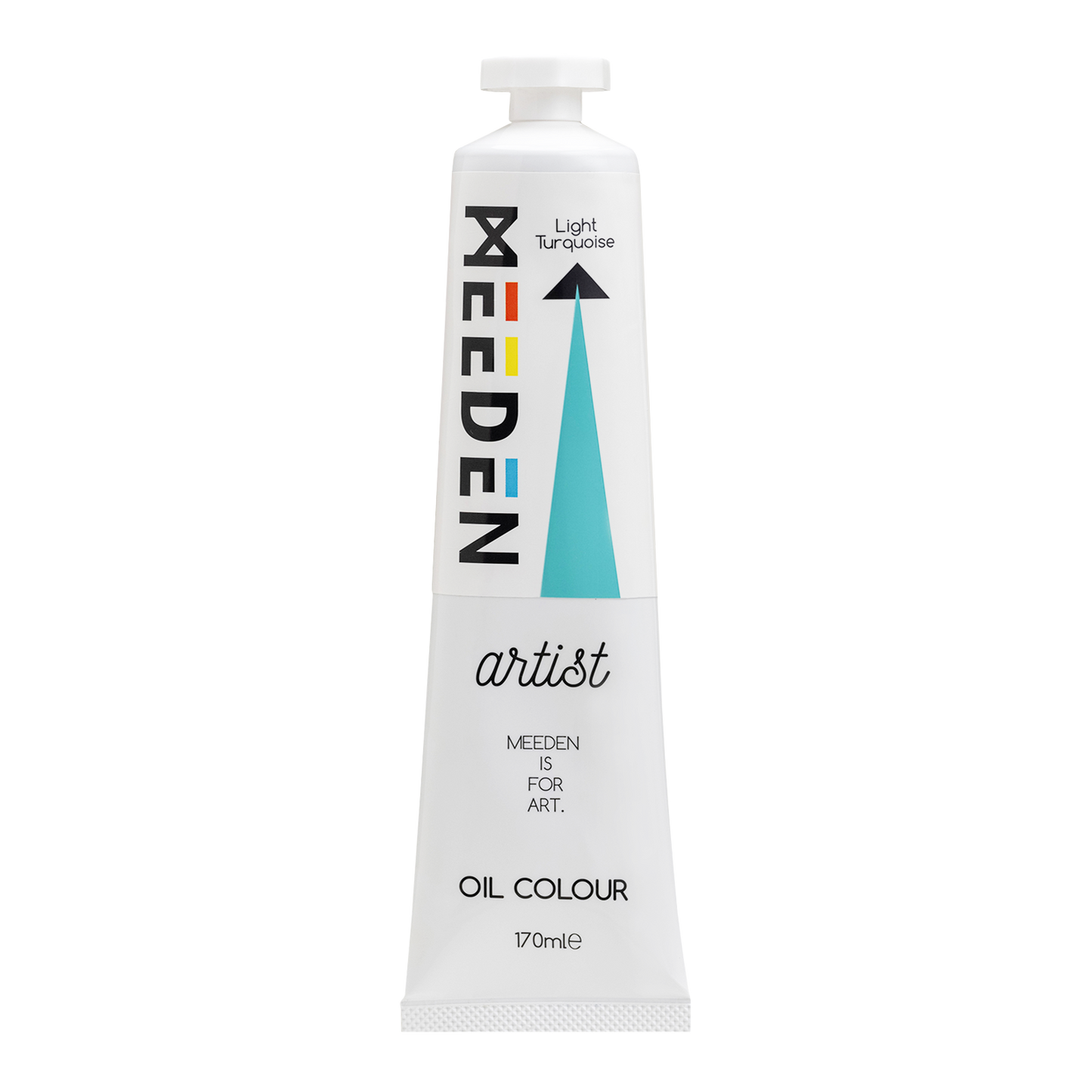 MEEDEN Art light turquoise blue olieverf 170 ml | Schilderverf Club