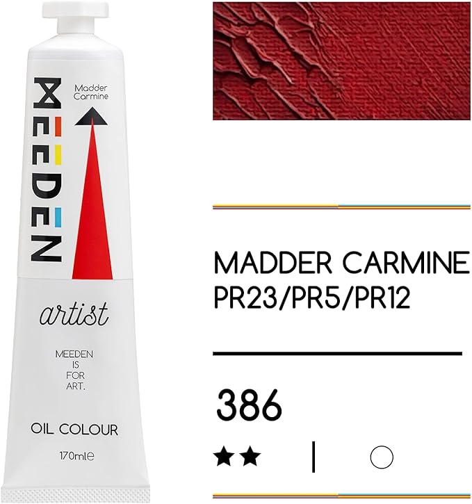 MEEDEN Art madder carmine olieverf 170 ml 2 | Schilderverf Club