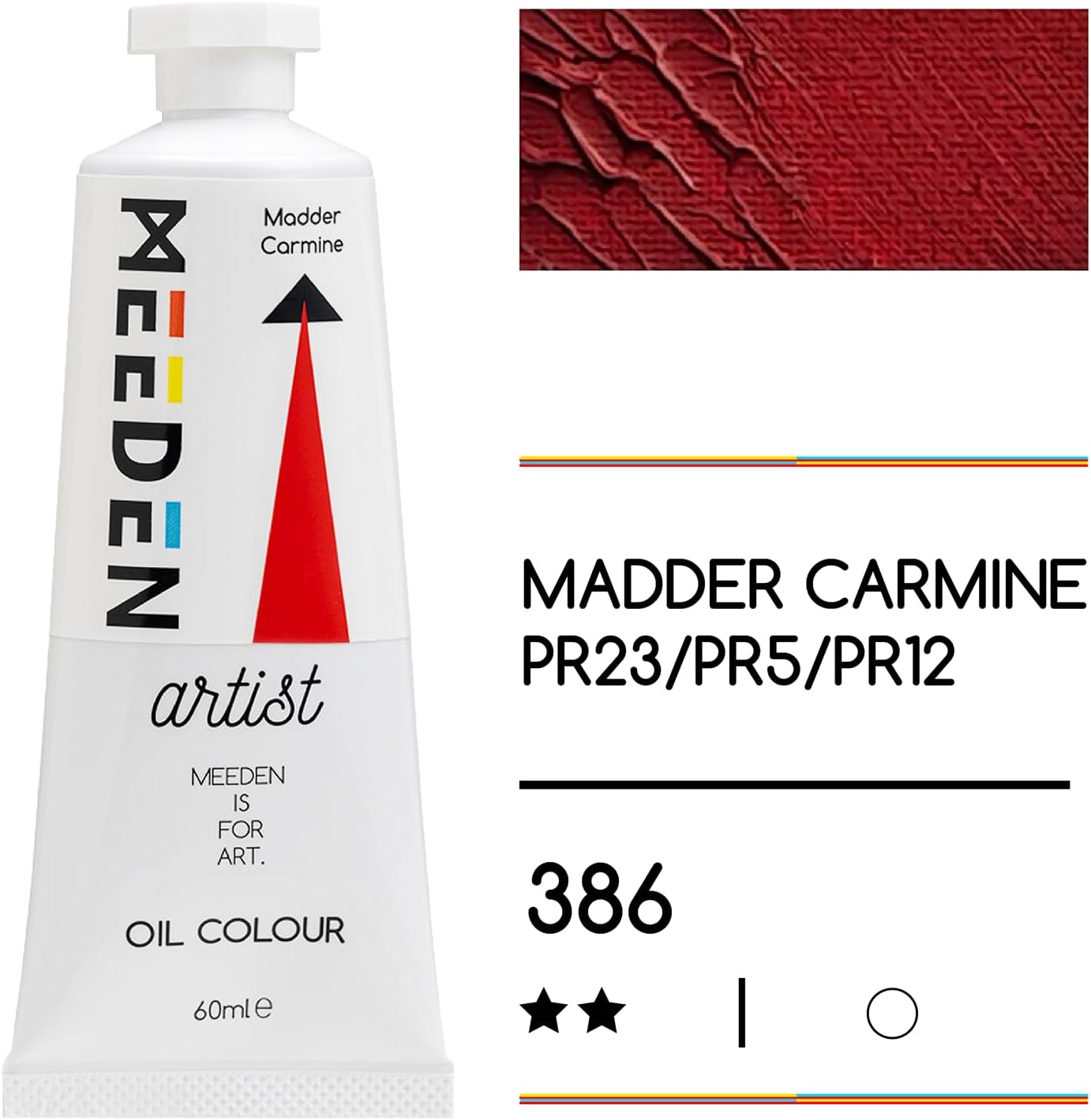 MEEDEN Art madder carmine olieverf 60 ml 2
