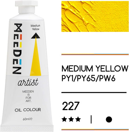 MEEDEN Art medium yellow olieverf 60 ml 2