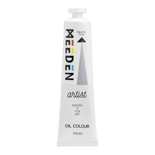 MEEDEN Art neutral gray olieverf 170 ml | Schilderverf Club