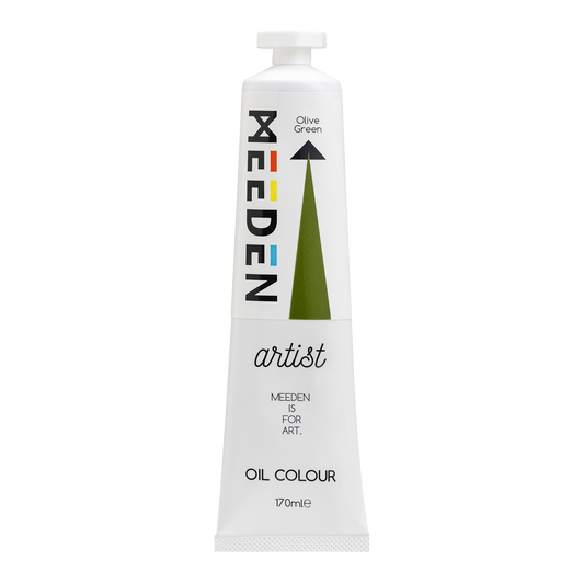 MEEDEN Art olive green olieverf 170 ml | Schilderverf Club